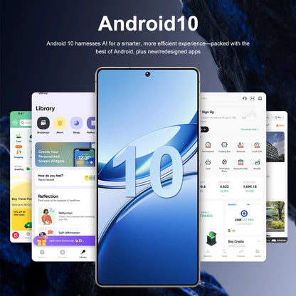 XS26 Ultra Smartphone 6.9Inch Android 10 3GB RAM 16GB ROM Face ID 4G Network Google Play Store Mobile Phones