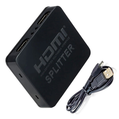 Plug & Play HDMI-Compatible Video Splitter  Switch