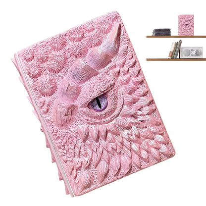 3D Dragon Eye Embossed Writing Journal For Dragon Lovers