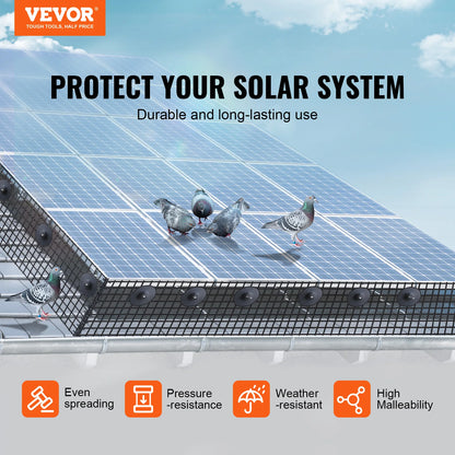 Solar Panel Bird and Critter Guard Roll Kit