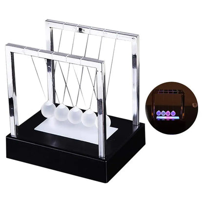 Newtons Swing Ball LED Light Up Desk Toy