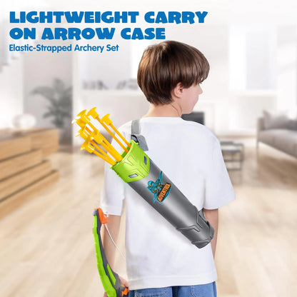 Kids Bow Arrow Set with LED Flash Lights Outdoor Archery Set