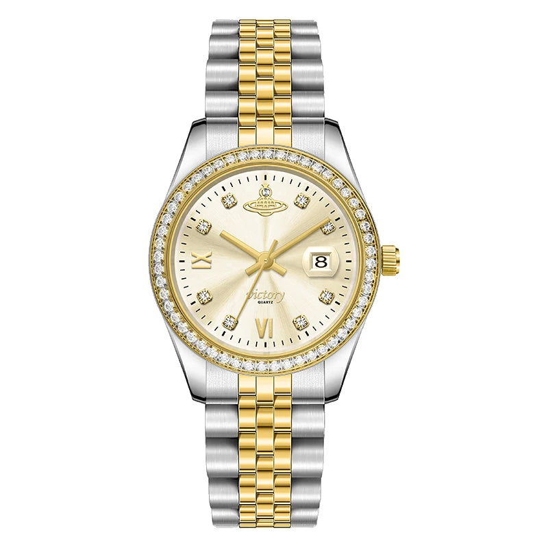 Women Watch Waterproof Retro Pink Hand