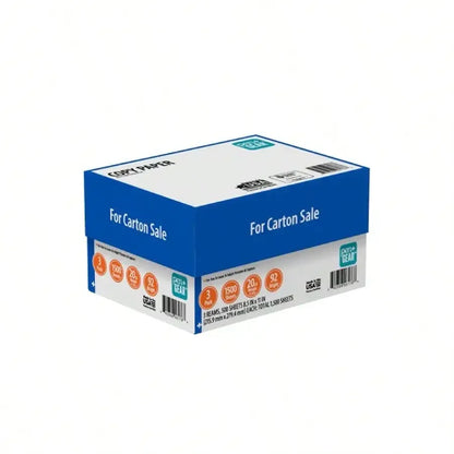 3 Reams of 8.5x11" Gloss 92 Level 20lb White Copy Paper,