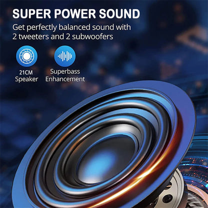 3000W Portable Bluetooth Sound System