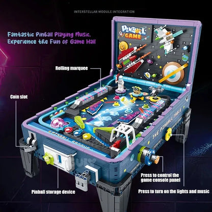 2309PCS Pinball Game Table Building Blocks for Kids