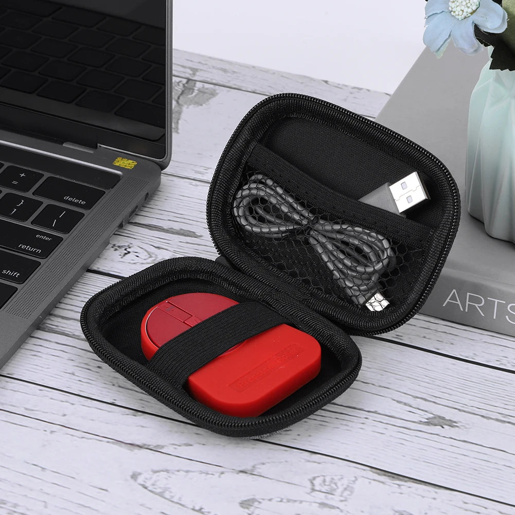 Portable 3 Mode BT 5.2/2.4G/USB Mini Capacitive Mouse with USB Receiver for Laptop PC