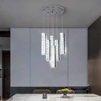 Nordic K9 Crystal LED Chandelier for Modern Luxury Home Décor