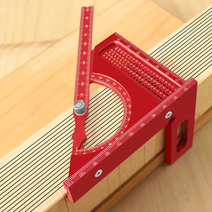 3D Adjustable Carpentry Square Protractor