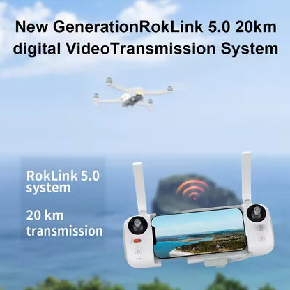 RC Quadcopter Tele Max 4K Professional Drone 3-Axis Gimbal with Wide-Angle 30x Hybrid Zoom AI Super Night Mode