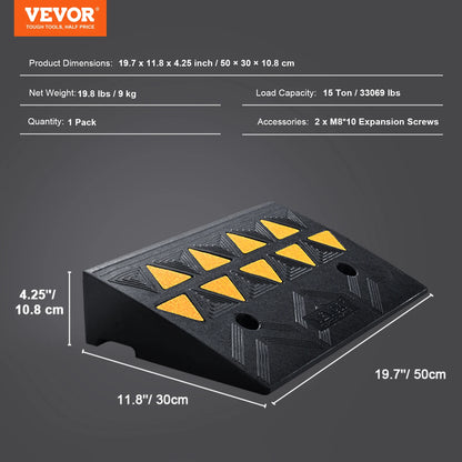 Rubber Curb Threshold or Driveway Ramp