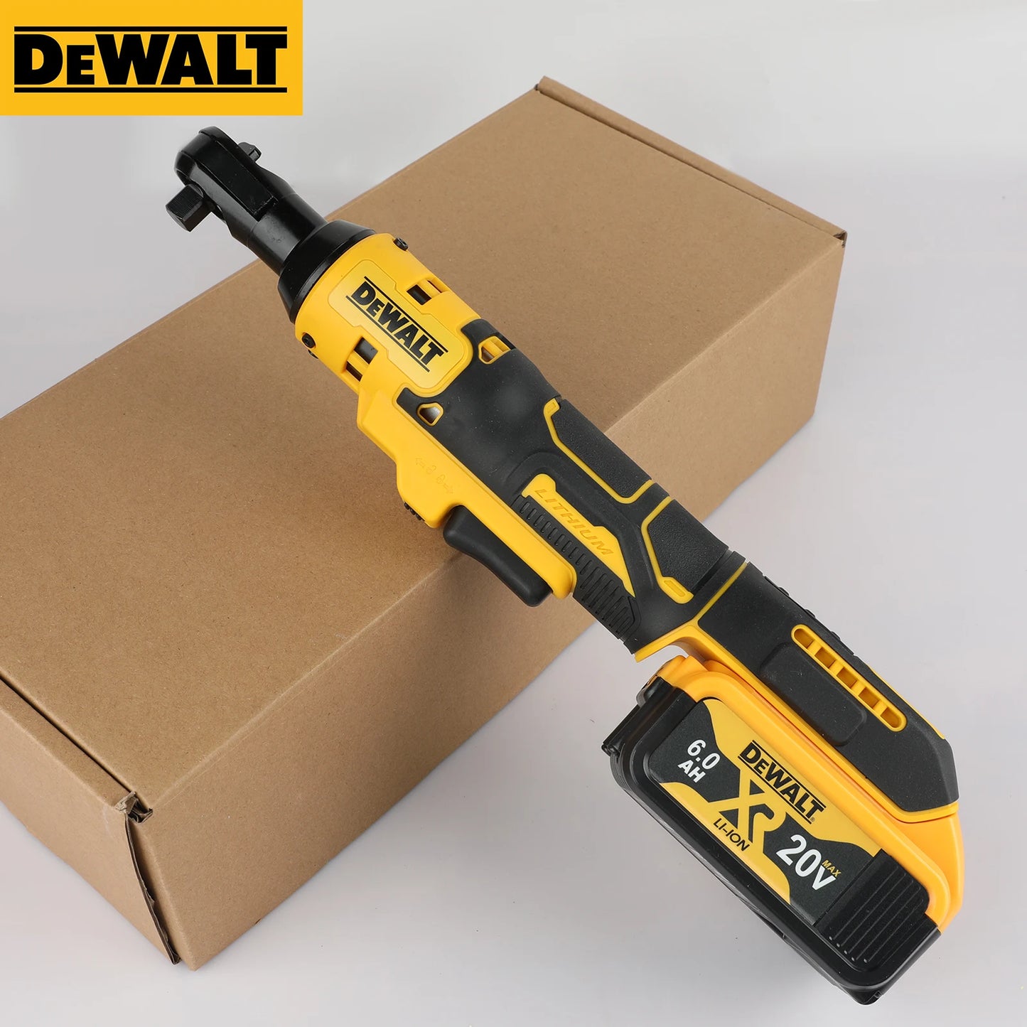 Dewalt 20V brushless motor right angle wrench 512 95N. cannon for car maintenance high torque 2500RPM compact ratchet air