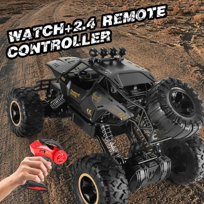 RC Rock Crawler Monster Truck 1:12 Scale 4WD 2 Batteries