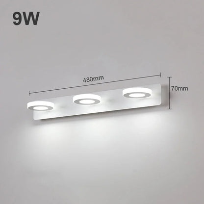 Modern Bathroom LED Vanity Light Wall Mounted Indoor Lamps