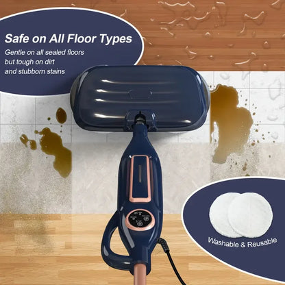 Steam Mop Cleaner with Rotating Mop Pad 10 in 1 Powerful Floor Steamer for Home Hardwood Laminate