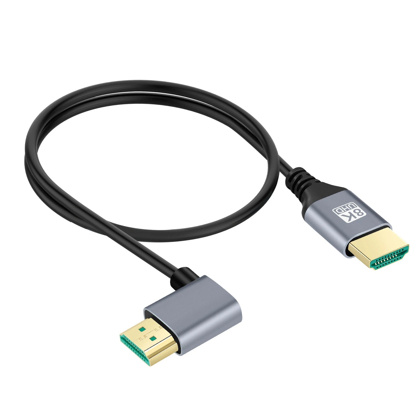 90 Degree Male To Male HDMI Cable
