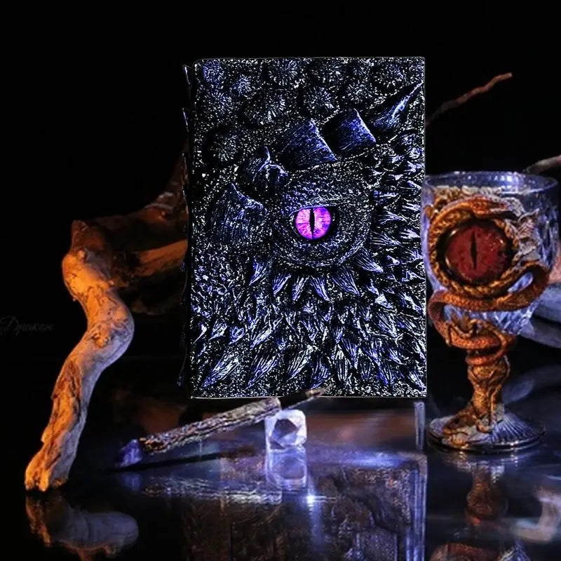 3D Dragon Eye Embossed Writing Journal For Dragon Lovers