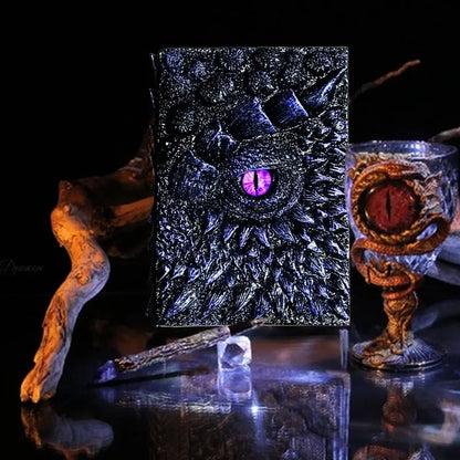 3D Dragon Eye Embossed Writing Journal For Dragon Lovers