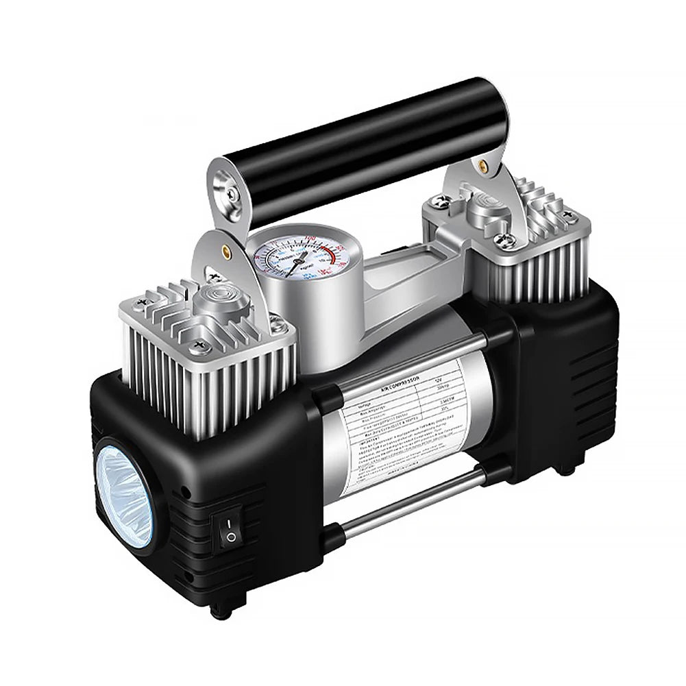 12V Portable Dual Cylinder Air Pump