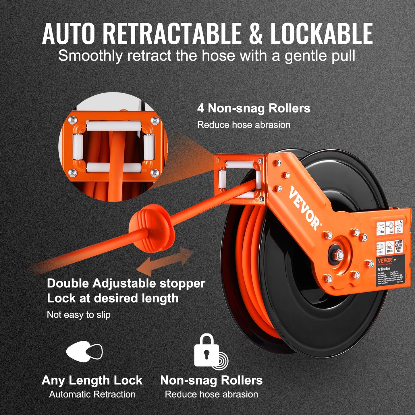 Retractable Air Hose Reel
