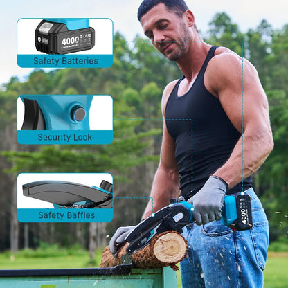 6'' Cordless Mini Chainsaw