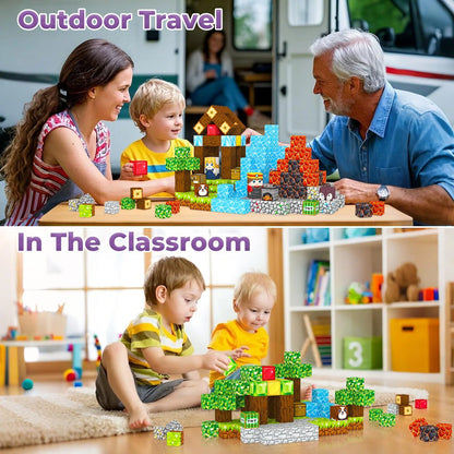 100PCS Magnetic Building Blocks
