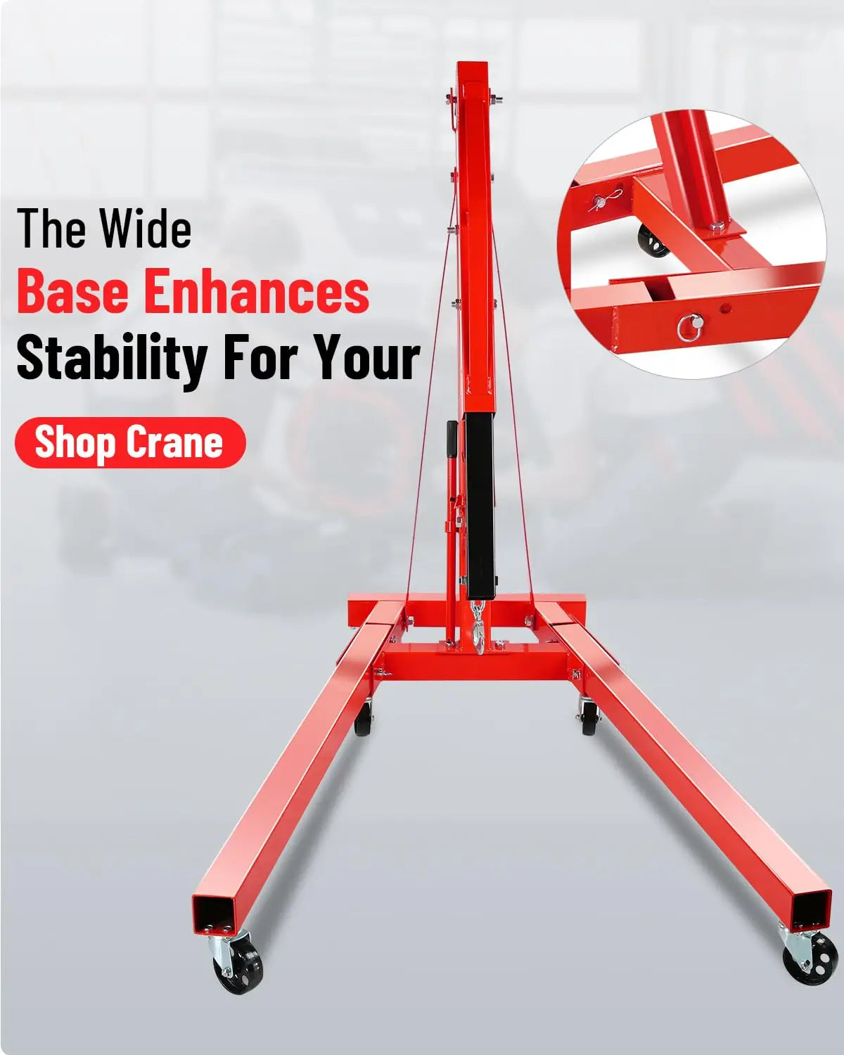 4400 Lb. Heavy Duty Engine Hoist