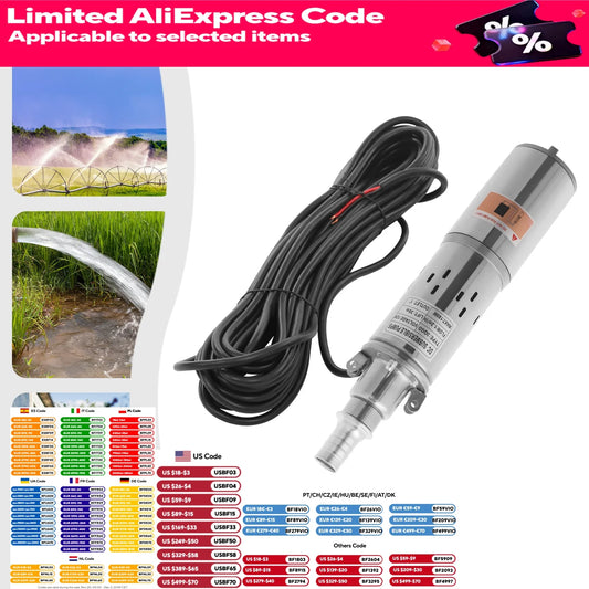 12/24V Solar Submersible Water Pump