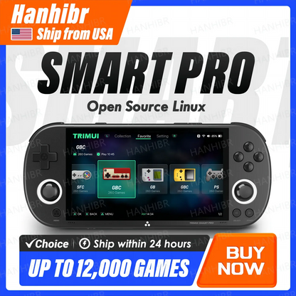 Handheld Game Console With 4.96''IPS Screen