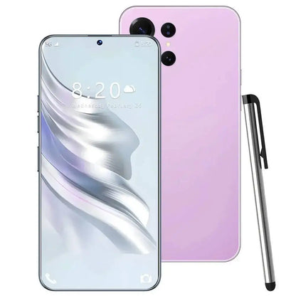 S26 Ultra Original Android Global Version 7.3Inch HD 4G 5G Dual SIM Card Facial Recognition Function 7800Mah Battery