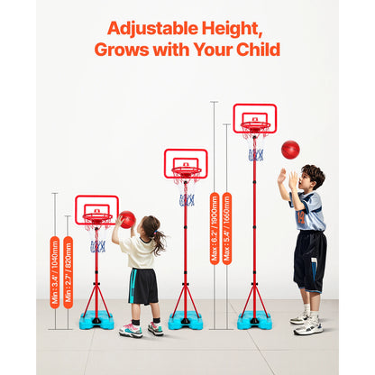 Adjustable Basketball Hoop for Kids