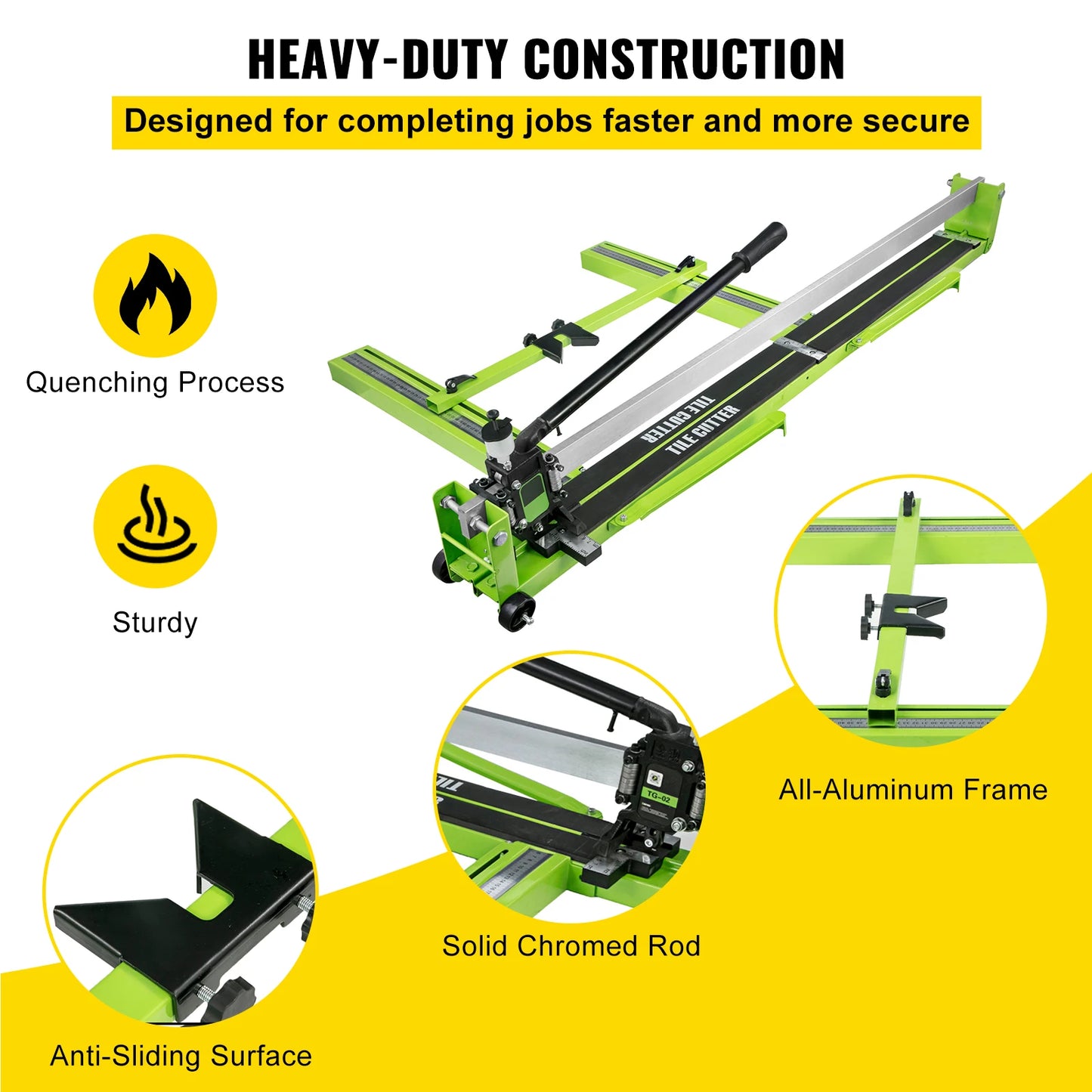 Manual Tile Cutter With Infrared Laser Positioning