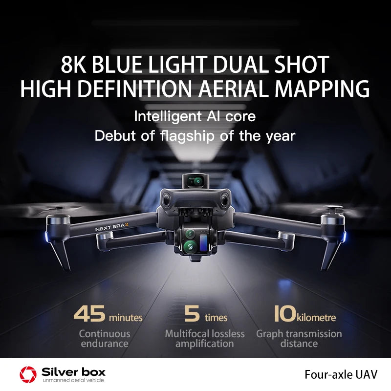 RC Quadcopter  P7 MAX High-end Professional GPS Drone 8K With Screen Remote Control 20km Digital Image Transmission Brushless
