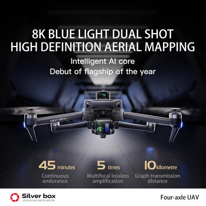 RC Quadcopter  P7 MAX High-end Professional GPS Drone 8K With Screen Remote Control 20km Digital Image Transmission Brushless