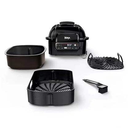 Ninja 4in1 Indoor Grill with 4 Quart Air Fryer for Healthy Cooking