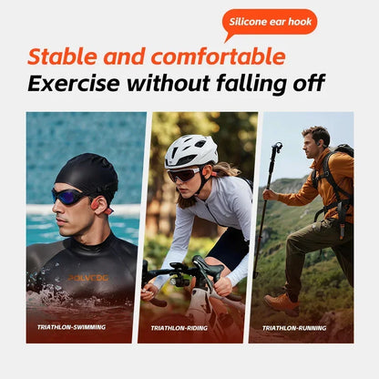 Bone Conduction Waterproof Earphones With 32GB memory and Bluetooth 5.4
