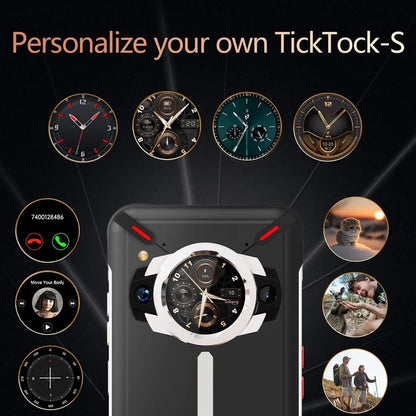 Unihertz Ticktock S Rugged 5G Smartphone 8GB 256GB 5200mAh 64MP Camera 30W 6.53" Screen Dimensity 700