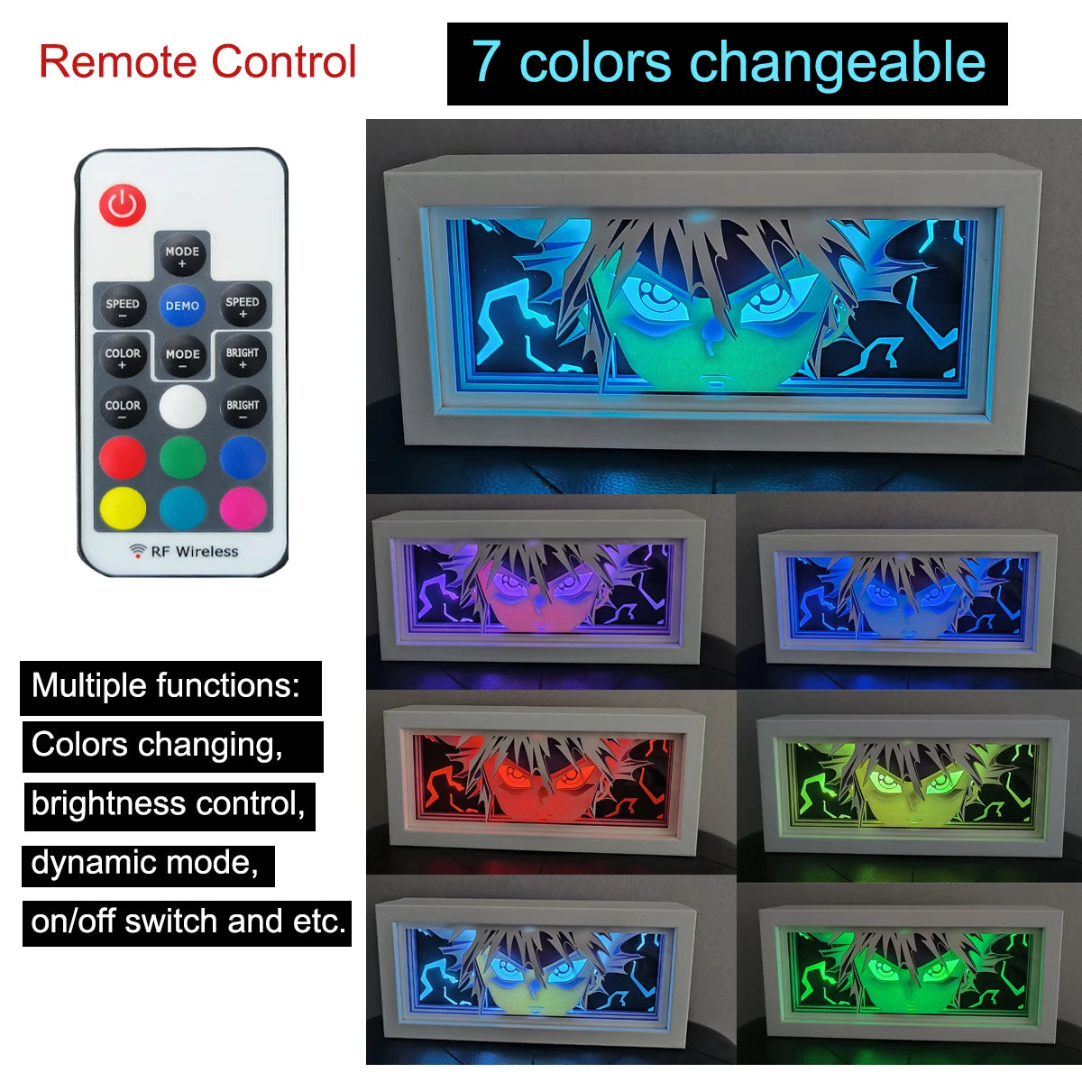 3D Manga Anime Motion LED Night Light