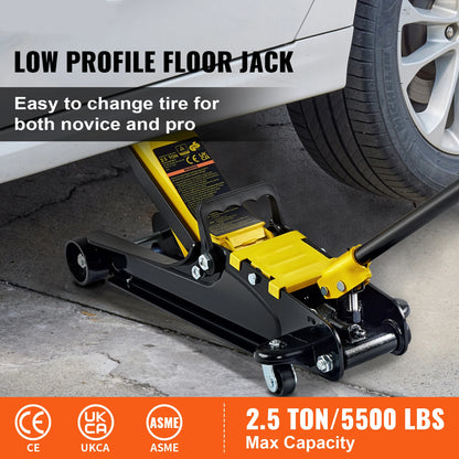 2.5T Floor Hydraulic Low Profile Floor Jack