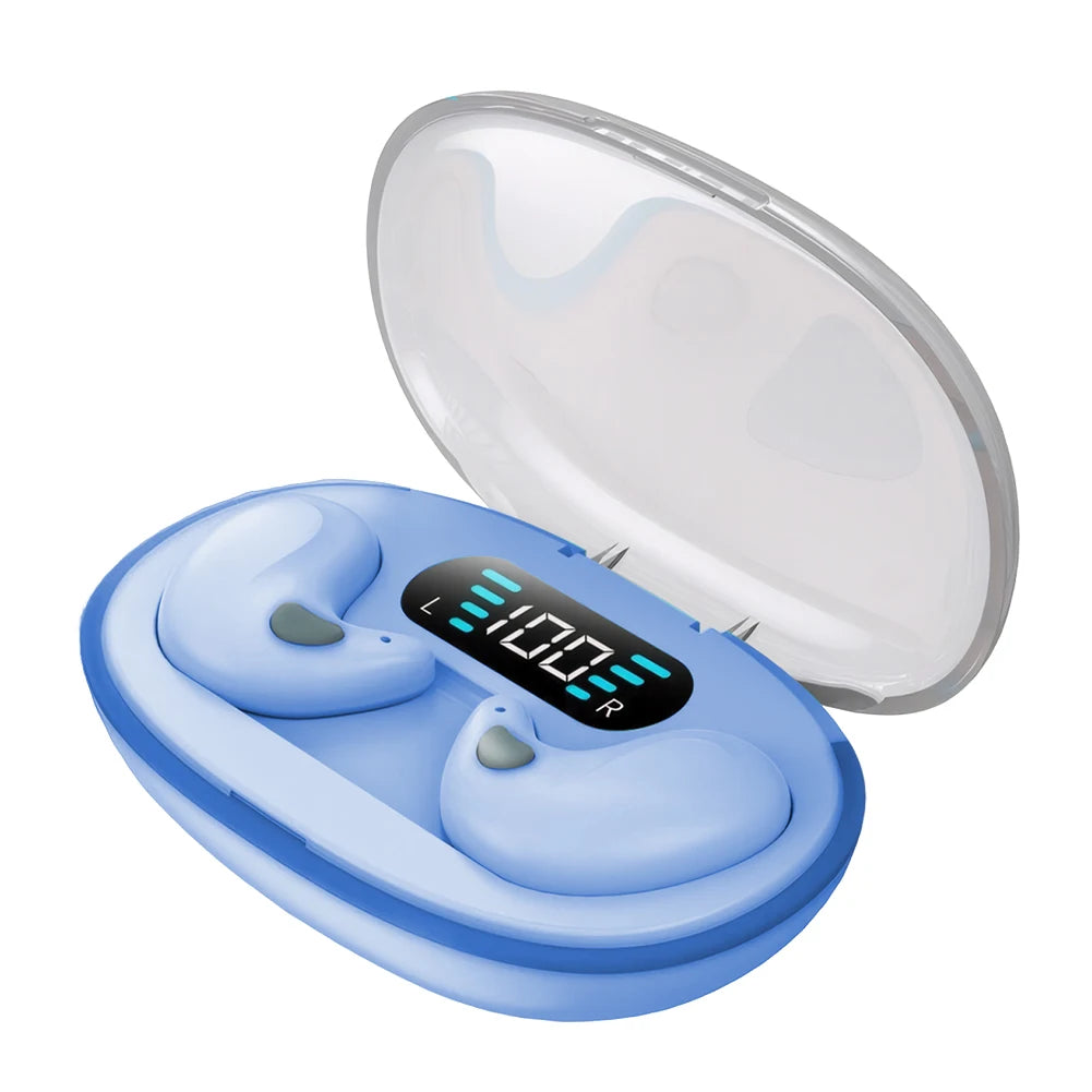 BT 5.3 Invisible Touch Control, Sense-Free, Micro Sleep Earbuds