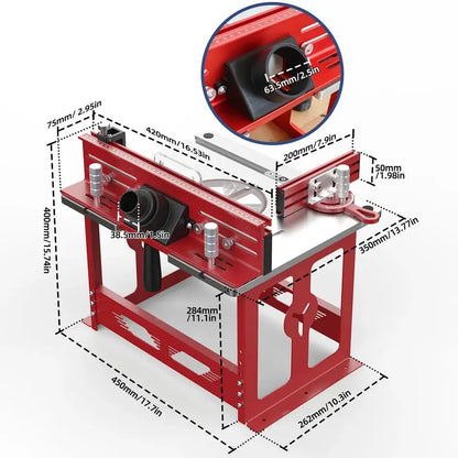 Bench Top Router Table Workbench with Miter Gauge