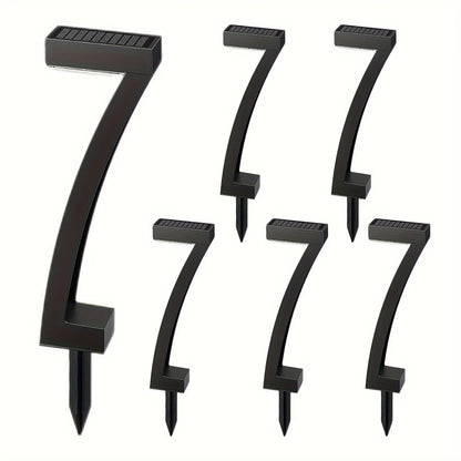 6 Pack Bright Solar Outdoor Lights Auto On/Off for Outside Landscape, Path, or Yard