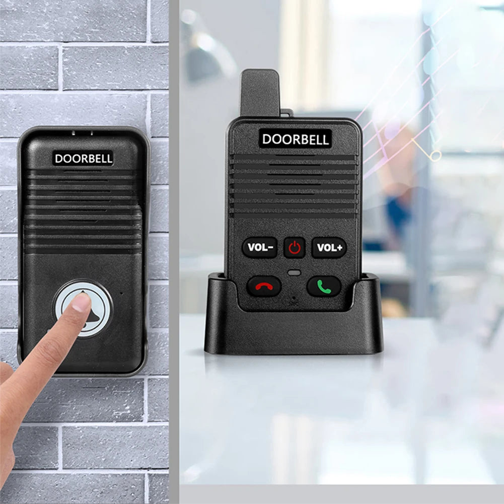 Wireless Voice Duplex Intercom Doorbell