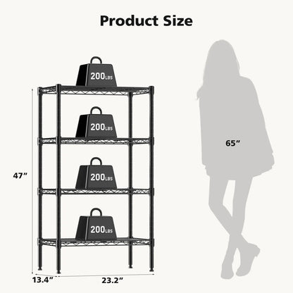 3-5 Tier Adjustable Storage Rack