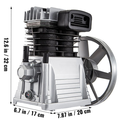Twin Cylinder 3 HP Single Stage Air Compressor Pump