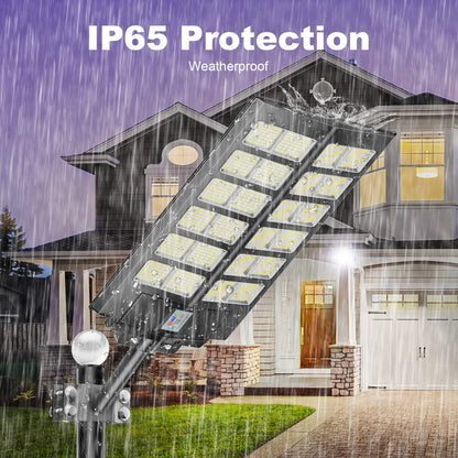 2-Pack 5000W Solar Street Lights