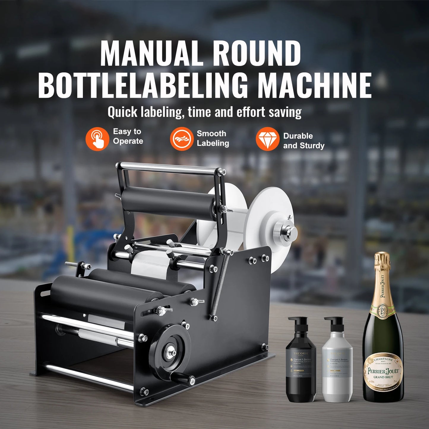 Manual Round Bottle Labeling Machine