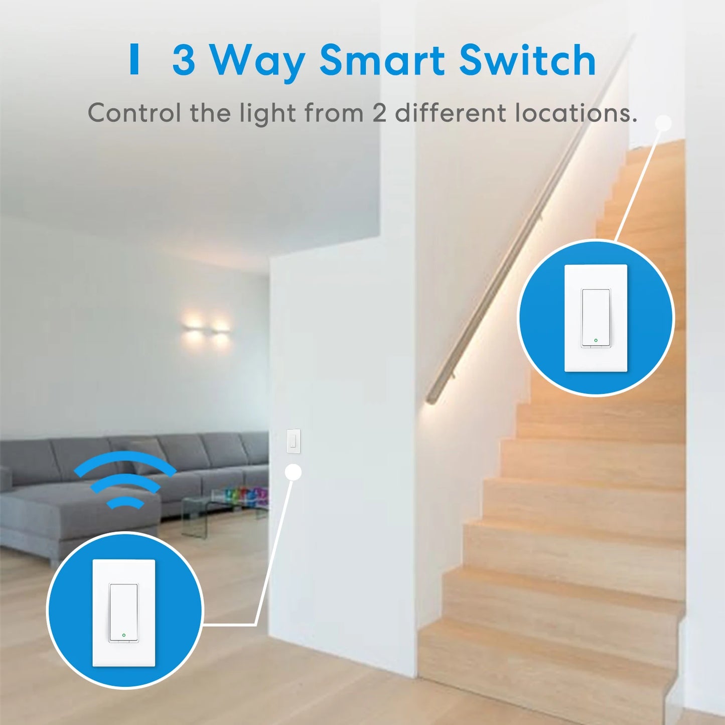 3 Way Smart Switches WiFi Light Switch