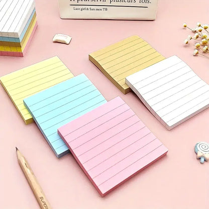 Striped, Lined Sticky Notes, for Study and Office
