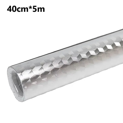 Modern Kitchen Oil-proof Self Adhesive Contact Paper: High-temperature Aluminum Foil Design for counters and Cabinets